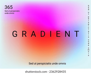 Liquid on colorful background. Bright mesh blurred pattern in pink, blue, green tones.