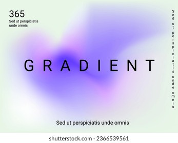 Liquid on colorful background. Bright mesh blurred pattern in pink, blue, green tones. Fashionable advertising vector in retro for book, annual, mobile interface, web application.