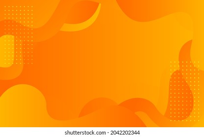 Liquid Orange color background design. Fluid gradient composition. Creative illustration for poster, web, landing, page, cover, ad, greeting, card, promotion.