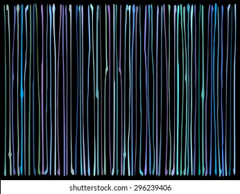 Liquid Organic Blue Purple Lines Pattern Over Black