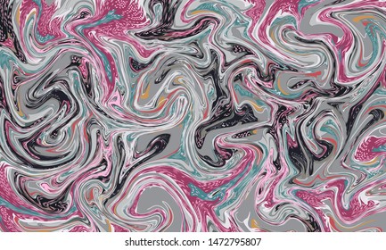 Liquid Paint Marbling. Marble Texture Background