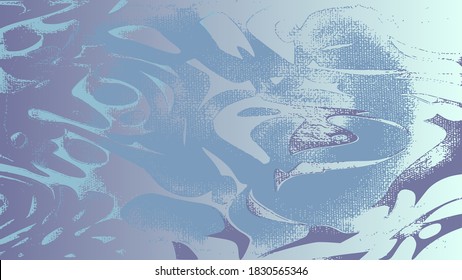 Liquid paint on canvas, bright background artwork. Blue, green, purple texture. Vibrant vector backdrop modern style