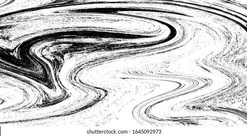 Liquid paint swirls texture vector. Distressed overlay texture. Grunge background. Overlay over any design to create interesting effect and depth. Vector Illustration. EPS10.