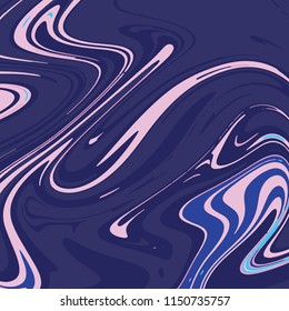 Liquid paper marbling paint background. Hand painted decorative wavy blot illustration in neon colors. can be used for poster, brochure, invitation, cover book, catalog