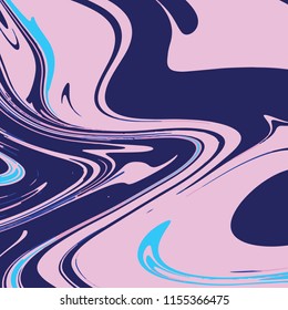 Liquid paper marbling paint background. Hand painted decorative wavy blot illustration in neon colors. can be used for poster, brochure, invitation, cover book, catalog