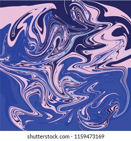 Liquid paper marbling paint background. Hand painted decorative wavy blot illustration in neon colors. can be used for poster, brochure, invitation, cover book, catalog