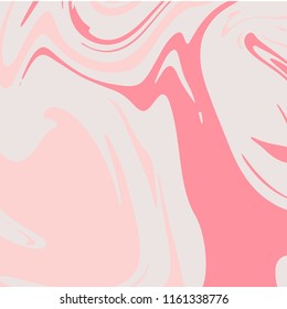Liquid paper marbling paint background. Hand painted decorative wavy blot illustration in neon colors. can be used for poster, brochure, invitation, cover book, catalog