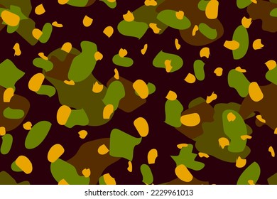 Liquid Pattern. Graffiti Fur. Seamless Stain Texture. Autumn Spray. Dirty Drop. Liquid Print Blot. Black Fluid Dot. Yellow Blob. Seamless Ink Splatter. Green Yellow Grunge. Abstract Ink Pattern.