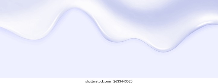 Liquid pink vector dripping ice cream texture.Glossy sugary flow drip.