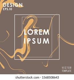 Liquid Poster Abstract Background Of Gold Colored