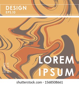 Liquid Poster Abstract Background Of Gold Colored