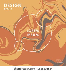 Liquid Poster Abstract Background Of Gold Colored