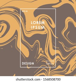 Liquid Poster Abstract Background Of Gold Colored