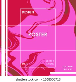 Liquid Poster Abstract Background Of Gold Colored
