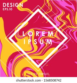 Liquid Poster Abstract Background Of Gold Colored
