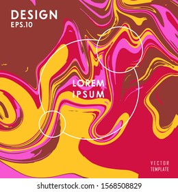 Liquid Poster Abstract Background Of Gold Colored