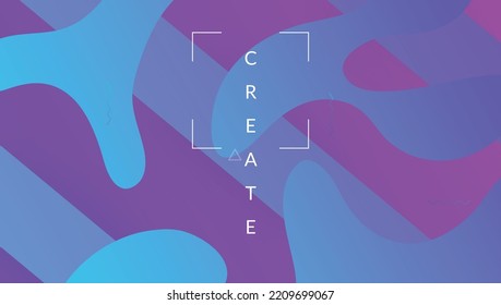 Liquid Poster. Wave Landing Page. Pink Memphis Design. Geometric Layout. Graphic Paper. Art Modern Cover. Fluid Shapes. Creative Template. Lilac Liquid Poster
