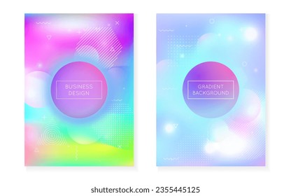 Liquid Presentation. Modern Background. Digital Pattern. Trendy Flyer. Blue Magic Design. Vibrant Dots. Round Futuristic Backdrop. Light Layout. Purple Liquid Presentation