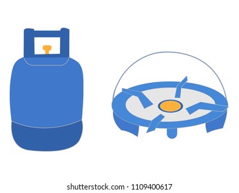Liquid propane tank logo
