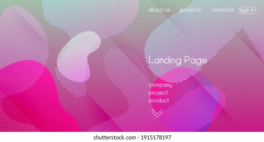Liquid Purple Background. Abstract Cover Presentation. Vector Fluid Gradient Overlay. Geometric Landing Page. Neon Color Purple Banner Template. Digital Dynamic Poster. Modern Gradient Shapes Layout.