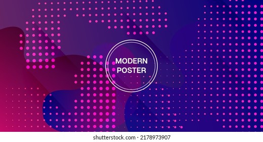 Fondo Púrpura Líquido. Presentación de la portada abstracta. Afiche Dinámico Digital. Diseño de pancarta color púrpura. Página De Aterrizaje Futurista. Plantilla de formas de degradado de moda. Diseño de gradiente de fluidos vectores.