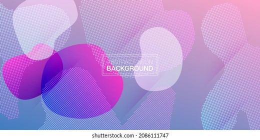 Liquid Purple Background. Digital Dynamic Poster. Neon Color Purple Banner Layout. Vector Fluid Gradient Design. Bright Gradient Shapes Template. Futuristic Landing Page. Cool 3d Cover Presentation.