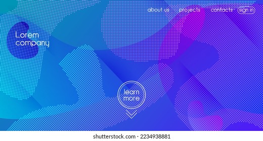 Liquid Purple Background. Digital Dynamic Poster. Vector Fluid Gradient Overlay. Neon Color Purple Banner Layout. Cool 3d Cover Presentation. Geometric Landing Page. Modern Gradient Shapes Template.