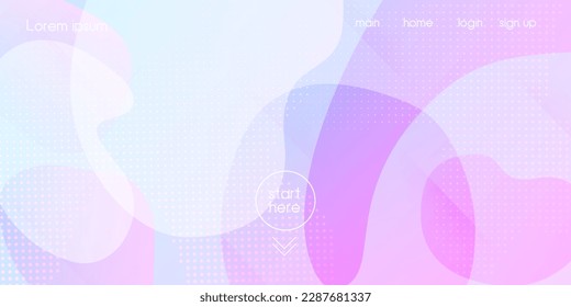 Liquid Purple Background. Geometric Landing Page. Abstract Cover Presentation. Neon Color Purple Banner Layout. Modern Gradient Shapes Template. Vector Fluid Gradient Overlay. Digital Dynamic Poster.