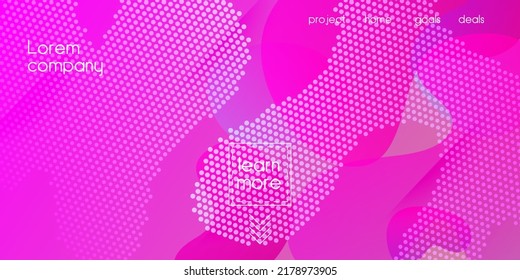 Liquid Purple Background. Neon Color Purple Banner Template. Futuristic Landing Page. Vector Fluid Gradient Design. Digital Dynamic Poster. Vivid Gradient Shapes Layout. Abstract Cover Presentation.