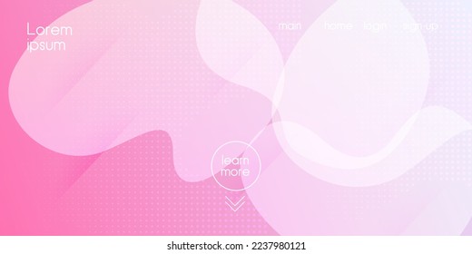 Liquid Purple Background. Neon Color Purple Banner Template. Futuristic Landing Page. Web Page Cover Presentation. Vivid Gradient Shapes Layout. Digital Dynamic Poster. Vector Fluid Gradient Design.