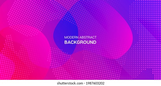 Fondo Púrpura Líquido. Diseño de formas degradadas de moda. Afiche Dinámico Digital. Presentación de la portada abstracta. Plantilla de la pancarta color púrpura Neon. Diseño de gradiente de fluidos vectores. Página de aterrizaje geométrico.