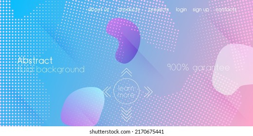 Liquid Purple Background. Vector Fluid Gradient Overlay. Bright Gradient Shapes Template. Futuristic Landing Page. Neon Color Purple Banner Layout. Digital Dynamic Poster. Web Page Cover Presentation.