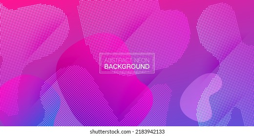 Liquid Purple Background. Web Page Cover Presentation. Modern Gradient Shapes Layout. Digital Dynamic Poster. Geometric Landing Page. Neon Color Purple Banner Template. Vector Fluid Gradient Design.