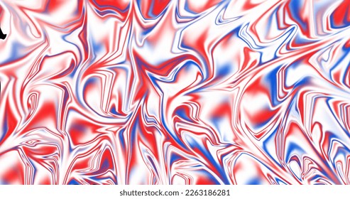 liquid red blue white backgroud