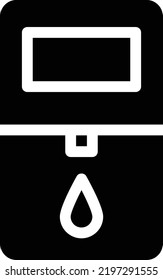liquid sanitizer Vector illustration on a transparent background.Premium quality symbols.Glyphs vector icon for concept and graphic design.