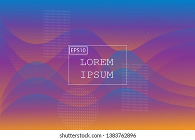 Liquid shape color abstract background design. Fluid vector gradient design for banner, post.vector