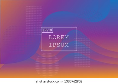 Liquid shape color abstract background design. Fluid vector gradient design for banner, post.vector