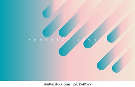 Liquid liquid shape with flow gradient abstract background. Vector illustration for wallpaper, banner, background, flyer, catalog, cover, flyer