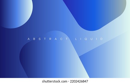 Liquid liquid shape with flow gradient abstract background. Vector illustration for wallpaper, banner, background, flyer, catalog, cover, flyer