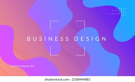 Liquid Shape. Fluid Texture. Violet Graphic Background. Wave Futuristic Magazine. Flat Landing Page. Commercial Flyer. 3d Dynamic Banner. Plastic Website. Violet Liquid Shape