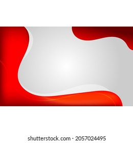 liquid shape red abstract background vector design