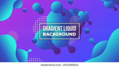 Liquid shapes background vector design in eps 10