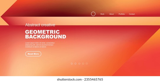 Liquid shapes with flowing gradient colors. Geometric circle round triangles. Vector illustration for wallpaper, banner, background, leaflet, catalog, cover, flyer
