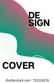 Liquid Shapes Minimal Cover Template. Modern Funky Neon Poster Design. Cool Trendy Funky Business Identity Background. 3d Modern Tech Fluid Shapes Minimal Cover. Hipster Geometric Liquid Shapes Design