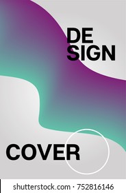 Liquid Shapes Minimal Cover Template. Modern Funky Neon Poster Design. Cool Trendy Funky Business Identity Background. Green Purple Fluid Shapes Minimal Cover. Hipster Geometric Liquid Shapes Design.