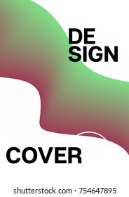 Liquid Shapes Minimal Cover Template. Modern Funky Neon Poster Design. Cool Trendy Funky Business Identity Background. 3d Modern Tech Fluid Shapes Minimal Cover. Hipster Geometric Liquid Shapes Design