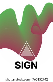 Liquid Shapes Minimal Cover Template. Modern Funky Neon Poster Design. Cool Trendy Funky Business Identity Background. 3d Modern Tech Fluid Shapes Minimal Cover. Hipster Geometric Liquid Shapes Design