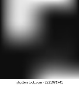 Liquid Silver Monochrome Digital Gradient Mesh. Watercolor Smooth Trendy Dark Gradient Backdrop. Aluminium Empty Vector Black Design Picture. Digital Metallic Grey Minimal Blurry Wallpaper.