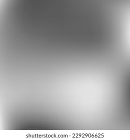 Liquid Smooth Aluminium Minimal Gradient Background. Silver Empty Black Digital Blurred Texture. White Vector Grey Trendy Gradient Mesh. Monochrome Watercolor Metallic Dark Blurry Wallpaper.