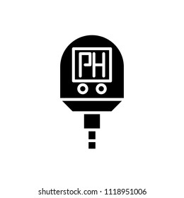 Liquid soap black icon concept. Liquid soap flat  vector symbol, sign, illustration.